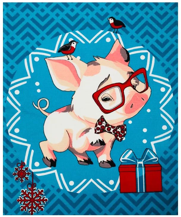 Картинки Новогодние Свиньи Рисунки И Поздравления